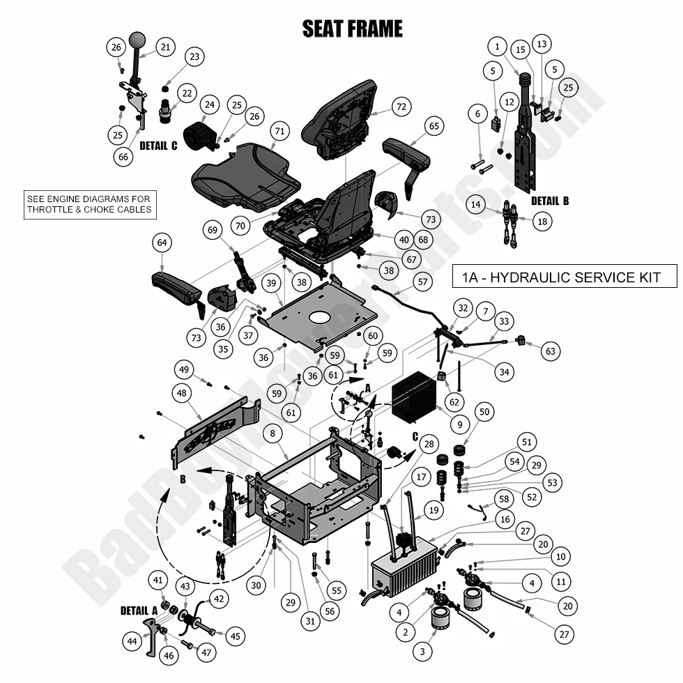 2018 Diesel - 1500cc - Seat Frame
